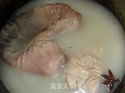 Make A red oil belly step 1