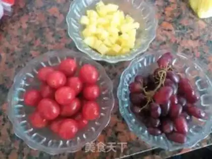 Make ♪ Fruit and beans ♪ step 4