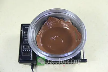 Make Chocolate lava cake step 1
