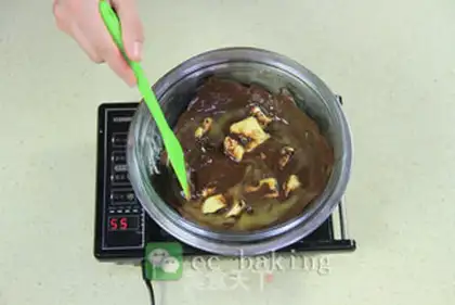 Make Chocolate lava cake step 2