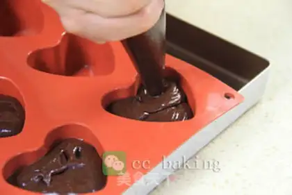 Make Chocolate lava cake step 13