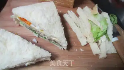 Make Salmon sandwich step 9
