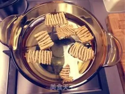Make Orchid tofu step 4