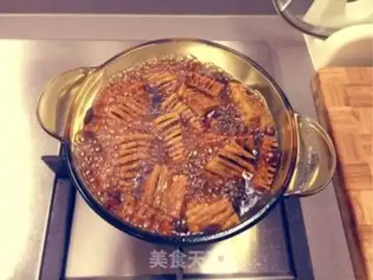 Make Orchid tofu step 5