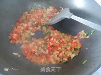 Make Sour shrimp tofu step 6