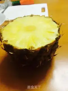 Make Pineapple rice step 0