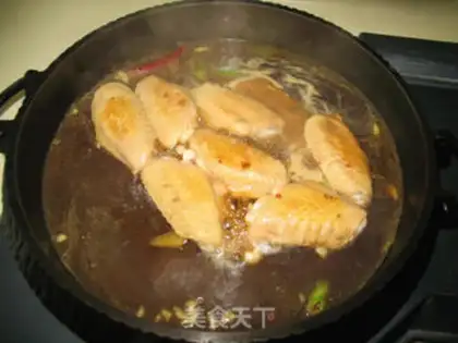 Make Beer chicken wings step 4