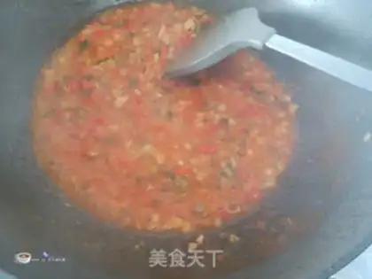 Make Sour shrimp tofu step 8