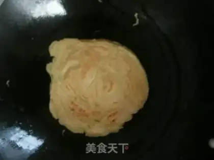 Make Egg onion pancakes step 1