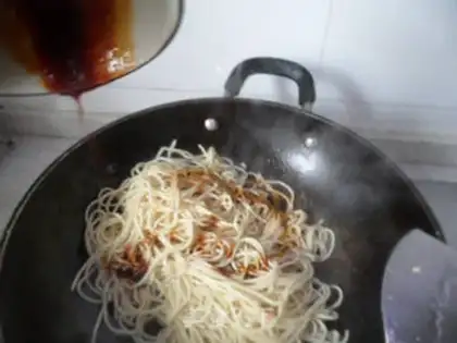 Make Pig liver noodles step 8