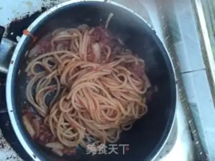 Make Black pepper steak + pasta step 9