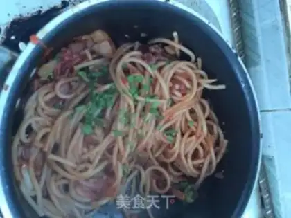 Make Black pepper steak + pasta step 10