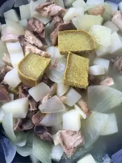 Make Curry potato chicken step 6