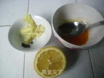 Make Lemon juice with mushrooms step 1