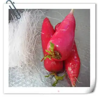 Make A fan of radish step 0