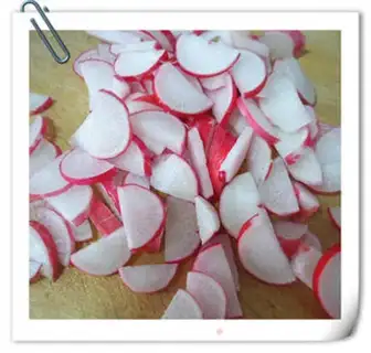 Make A fan of radish step 2