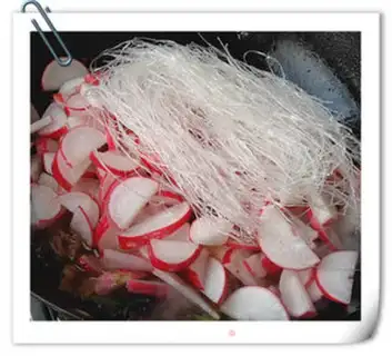 Make A fan of radish step 5