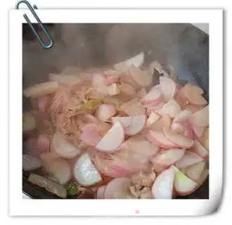 Make A fan of radish step 6