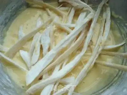 Make Dried almond mushrooms step 4