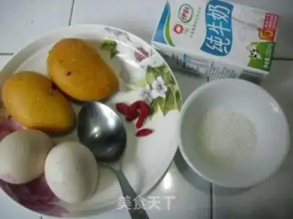 Make Milk mango step 0