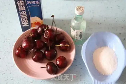 Make Cherry cream step 4