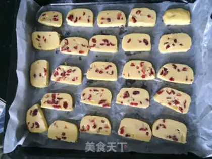 Make Cranberry cookies step 6