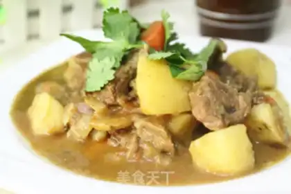 Make Curry potato stew step 7