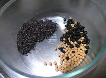 Make ♪ Purple meadow, beans, beans ♪ step 0