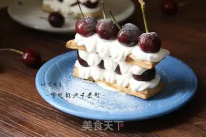 Make Cherry cream step 11
