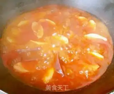 Make Hot fried rice cake step 2