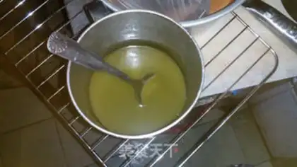 Make Scrambling tea and green bean sand step 4