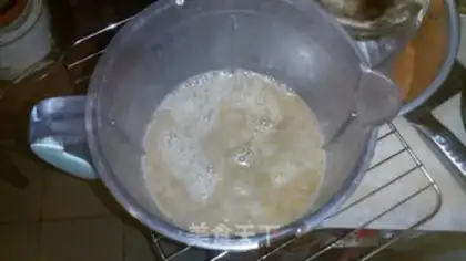 Make Scrambling tea and green bean sand step 5