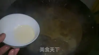 Make Scrambling tea and green bean sand step 8