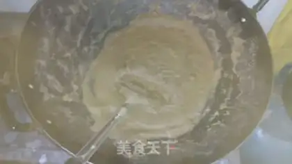 Make Scrambling tea and green bean sand step 9