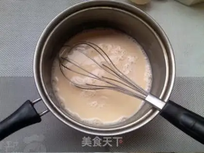 Make Strawberry caramel pudding step 5