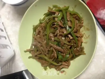Make Pepper beef step 5