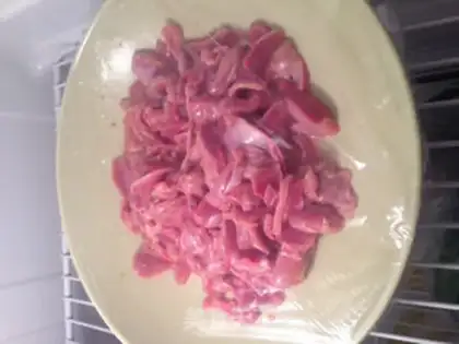 Make Spicy chicken step 1