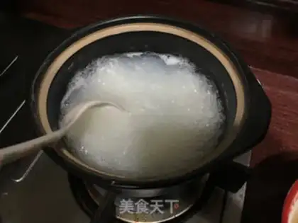 Make Crab-crayfish congee step 5
