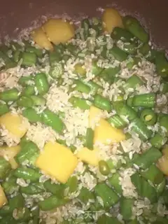 Make Bean rice step 4