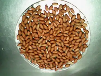 Make Microwave roasted peanut rice step 0