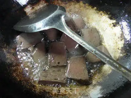 Make Scrambled goose blood step 3