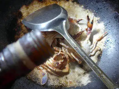 Make Fried crabs step 3