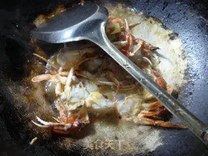 Make Fried crabs step 4