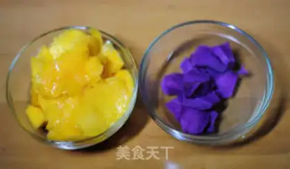 Make Mango pudding and potato pudding step 0