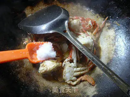 Make Fried crabs step 8