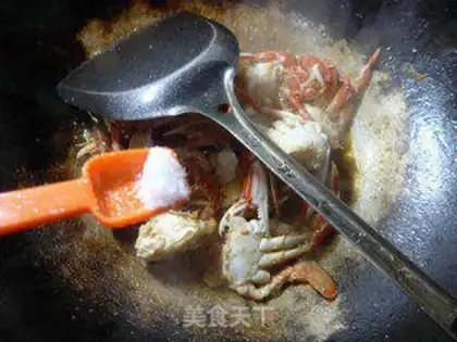 Make Fried crabs step 9