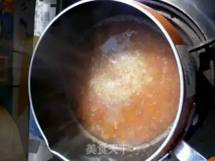Make The baby feeds on tomato granular surfaces step 6