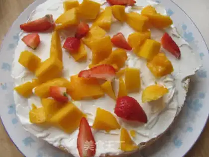 Make Fruitless cake step 8