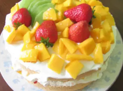 Make Fruitless cake step 12