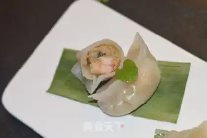Make Shrimp dumplings step 7